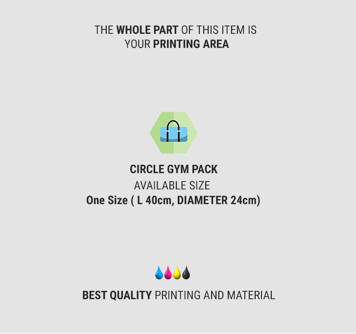 fullprint  specification mobile circle gym bag 2