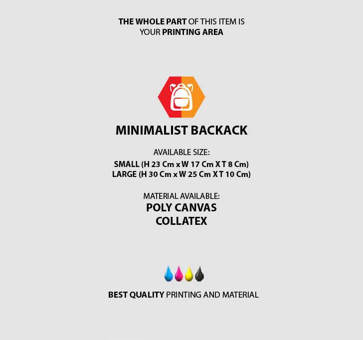 fullprint  Minimalist Backpack mobile 2