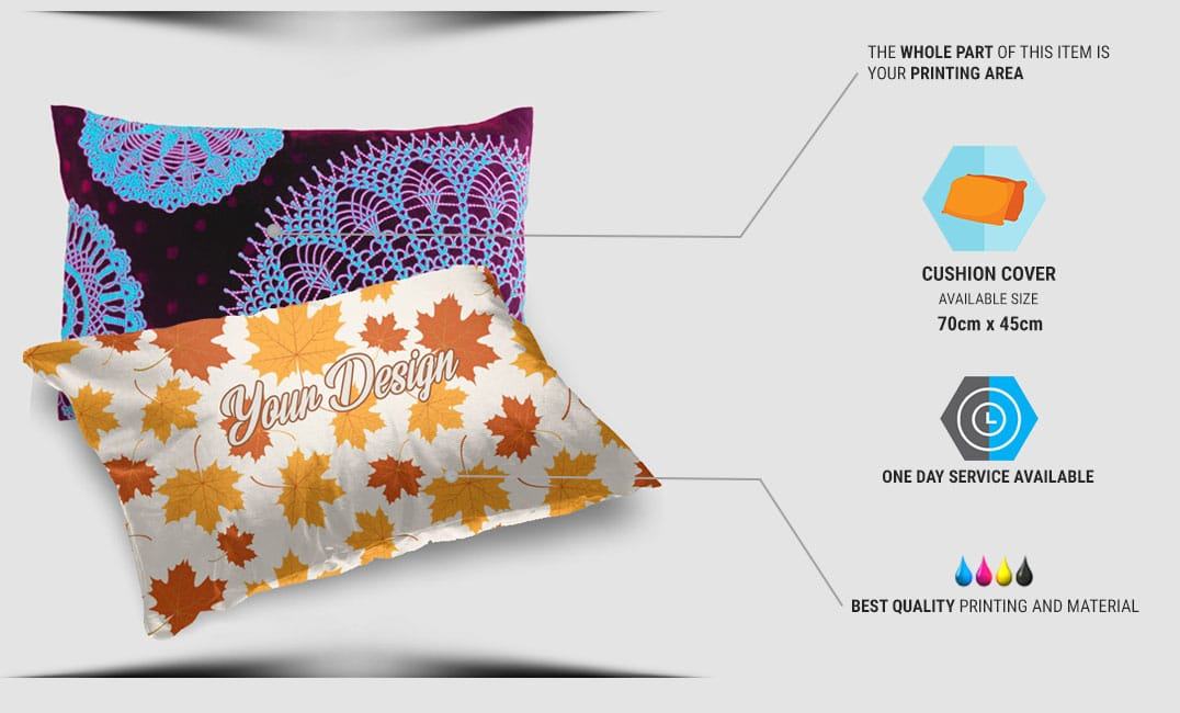specification print pillow case