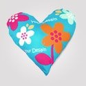 Fullprint Heart Pillow