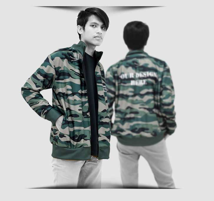 Jaket turtleneck fullprint 1