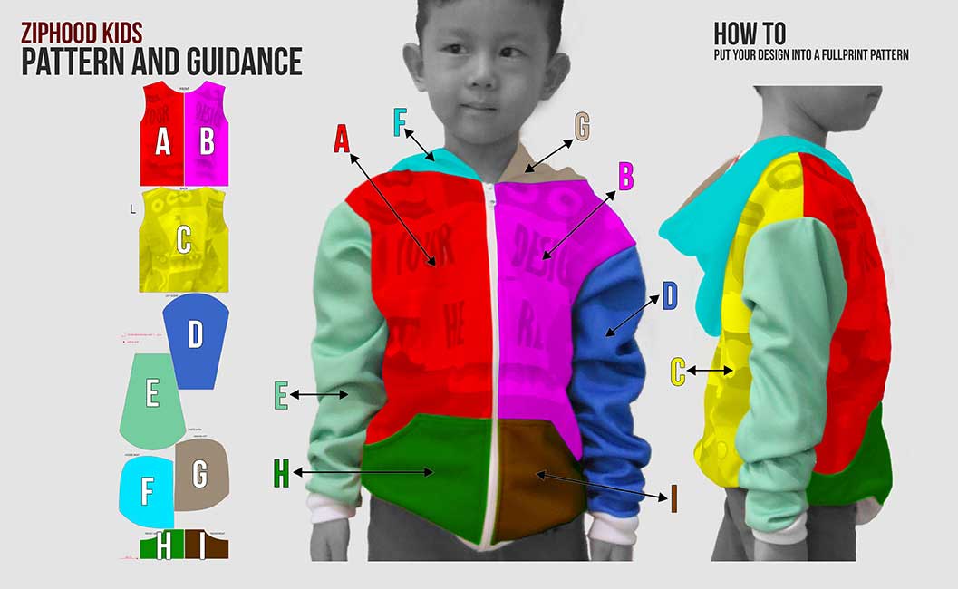 guidance pattern zipper kids