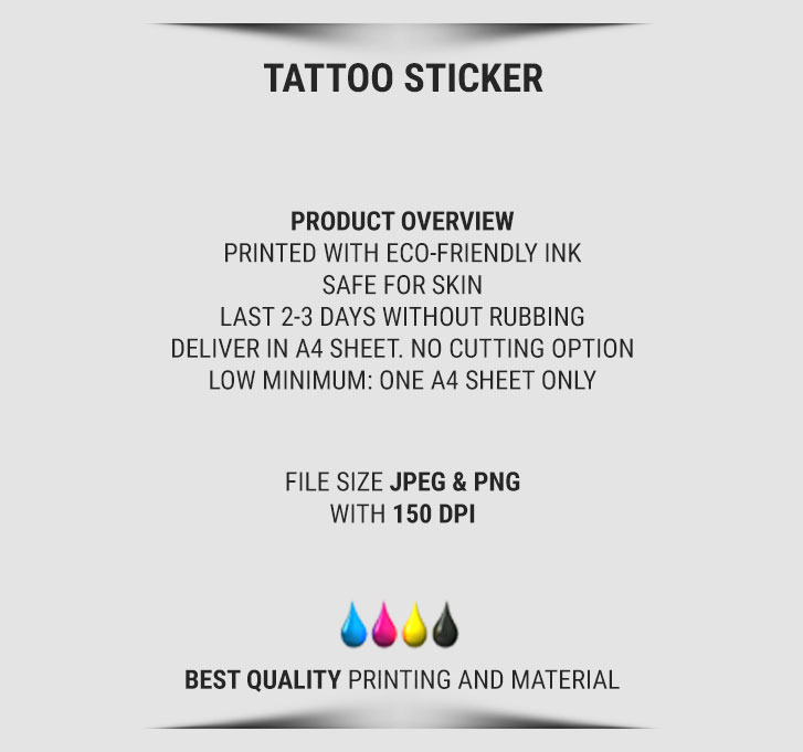 temporary tattoo sticker 3