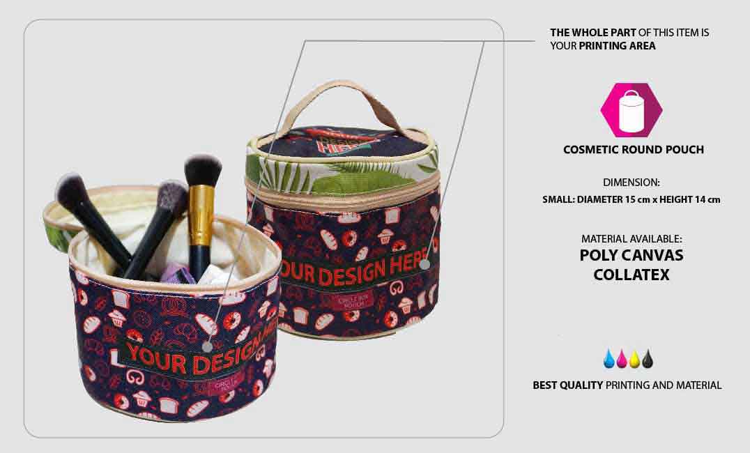 Cosmetic Round Pouch 1