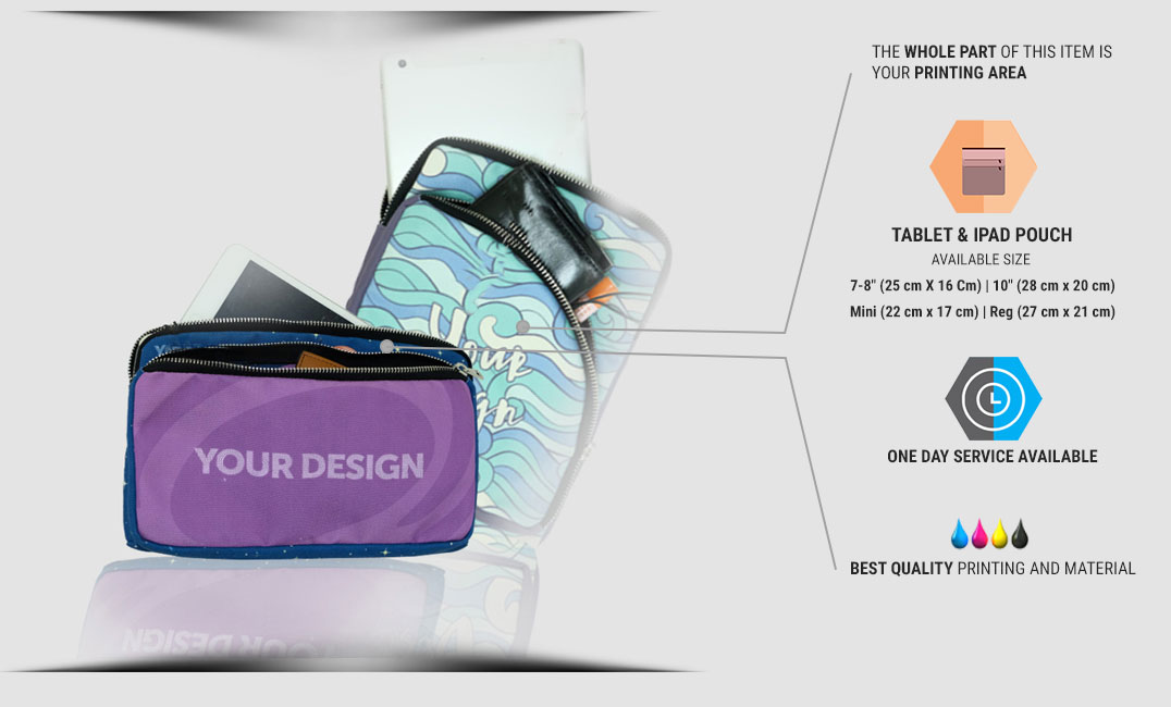 tablet & ipad pouch specification