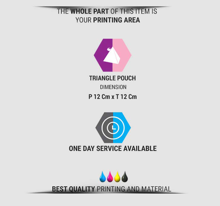 Tas Kanvas dompet segitiga 3