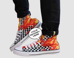 high top shoes custom 11