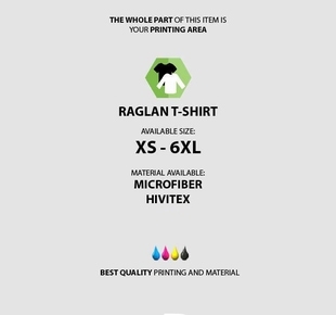 Raglan T-shirt Fullprint