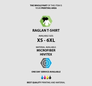 Raglan T-shirt Fullprint specification mobile 2