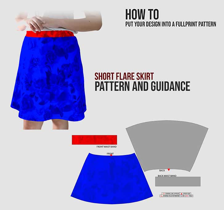 flare skirt specification mobile 3