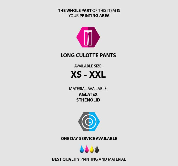 fullprint  Long Cullote Pants 3
